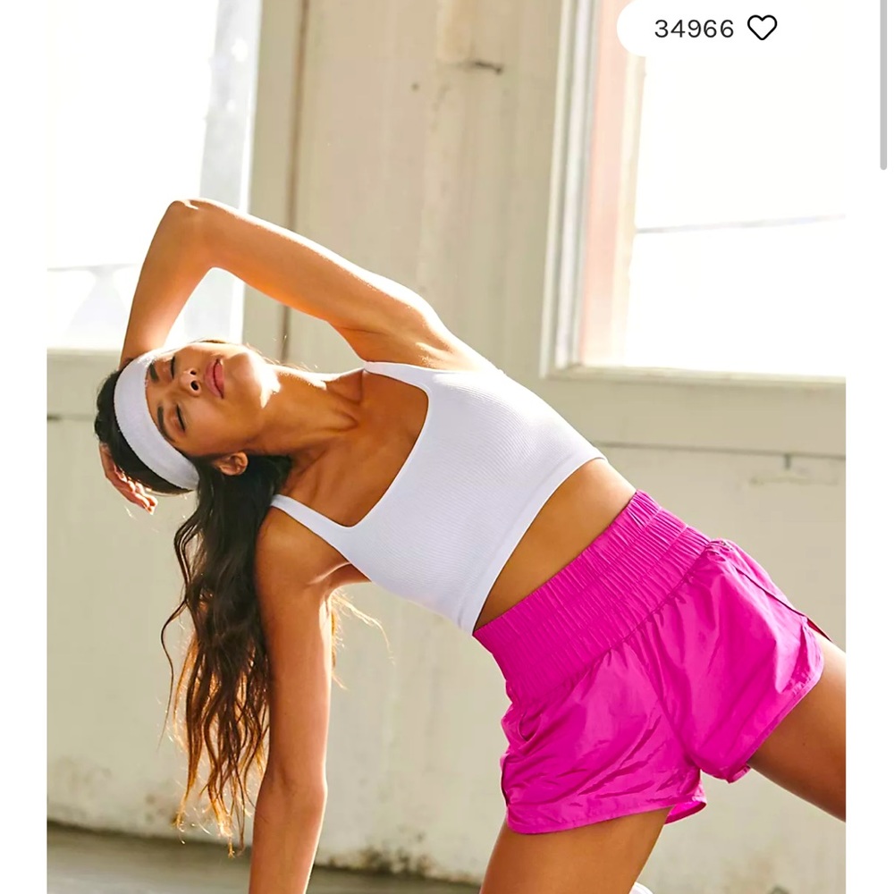 Free people magenta way home shorts